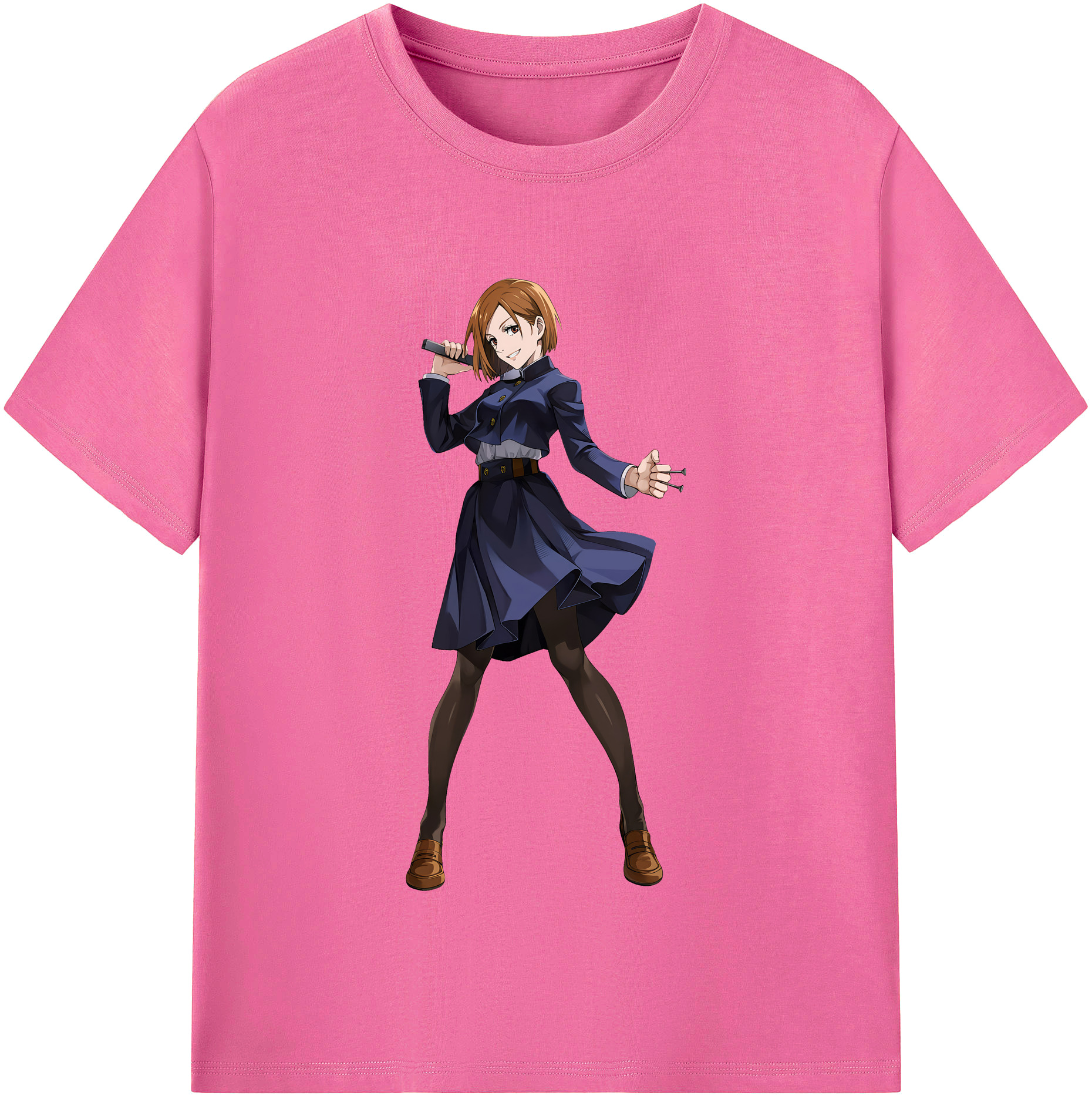 （画像用） 呪術廻戦 Jujutsu Kaisen レディースカジュアルプリントTシャツ（綿100％）